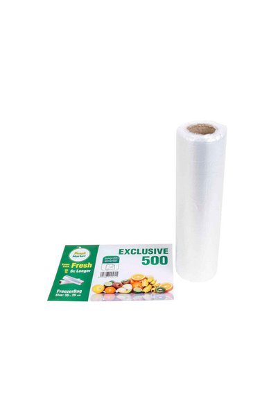 FOXMAG24 Pungi pentru alimente 35x25 cm, Set de 500, Transparente