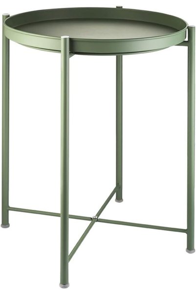 Generic End Table,Folding Metal Side Table Waterproof Small Coffee Table Sofa...