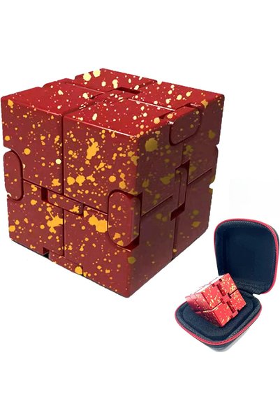 Generic Metal Infinity Cube for Anxiety and Stress Relief - Made of Aluminum ...