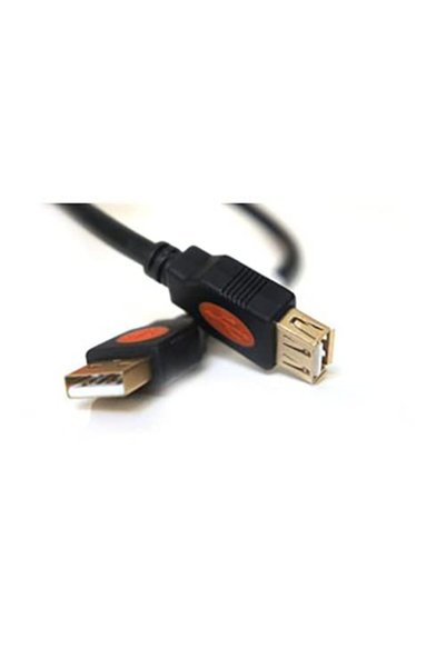 Generic (DC015) - كابل تمديد USB - USB M/F مطلي بالذهب - 2 متر