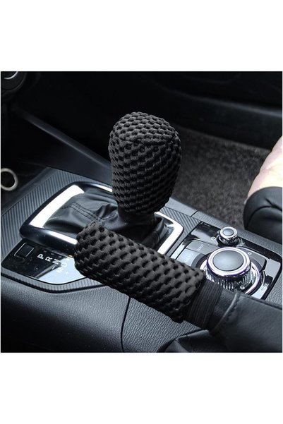 Generic 2 Pack Car Gear Shift Knob Cover & Handbrake Cover, Automotive Anti-S...