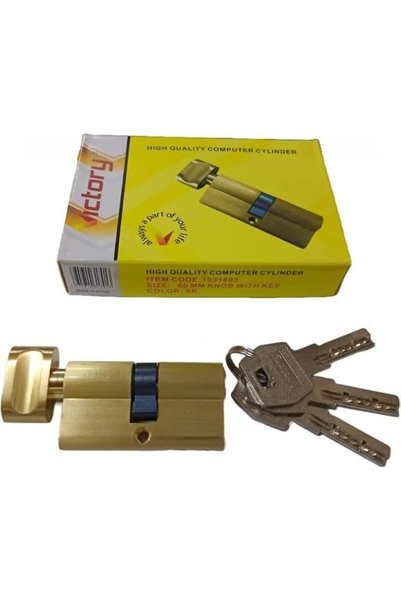Generic VICTORY Bathroom Door Lock, DOOR CYLINDER STEEL قفل باب حمام
