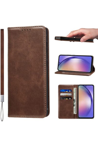 Generic cover for Samsung Galaxy A54 5G Cover PU Leather Wallet Case Card Hol...