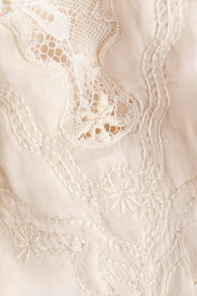 H&M Lace-trimmed strappy top