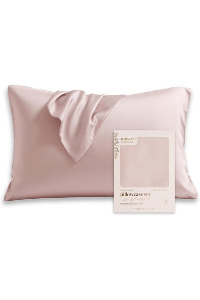 Generic MASTER Satin Silk Pillowcase for Hair and Skin, Cooling Satin Pillowc...