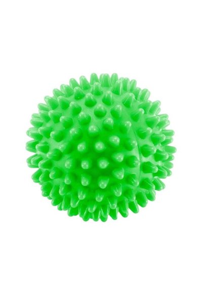 FOXMAG24 Set de 2 mingi de masaj senzoriale cu țepi, acupresură, ABS, moi, verzi