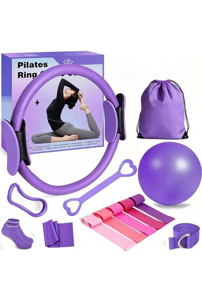 Generic Pilates Essentials Kit for Women - Better 13 in 1 Yoga pilates Kit fo...