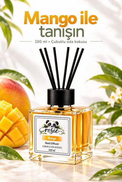Rosie Mango Kavun Yeşilçay Limon 3’lü Oda Kokusu Seti 100 ml