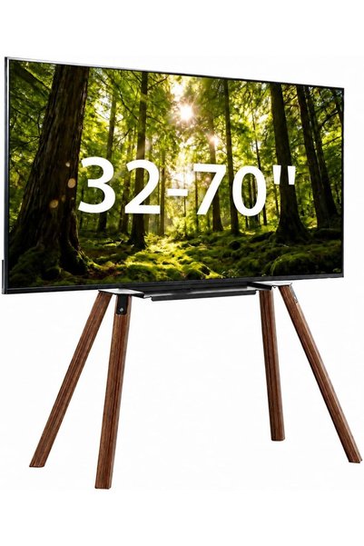 Generic حامل تلفزيون أرضي بتصميم حامل الرسم، مناسب لأجهزة التلفزيون من 32 إلى...