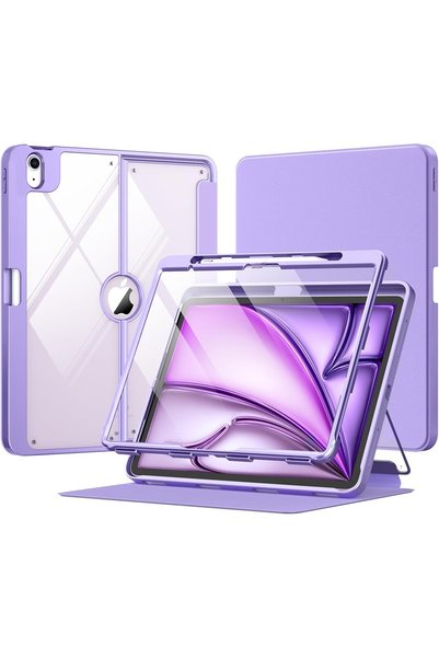 Generic Full Case for iPad Air 13-Inch (M4/M3/M2) with Screen Portector,Purple