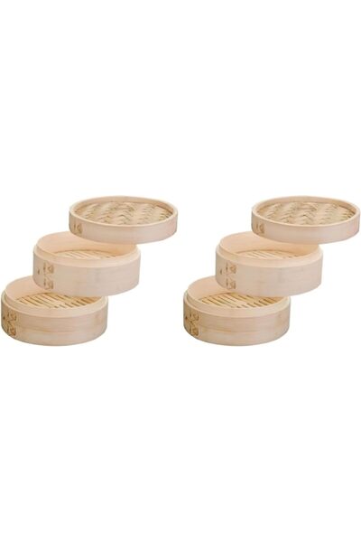 Generic مكواة بخارية من الخيزران، مقاس 20 سم (عبوة تحتوي على قطعتين).