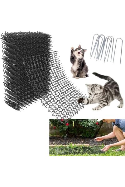 Generic 12pcs Cat Scat Mat Cat Repellent Mats Anti Cat Mat Cat Spikes,Anti Do...