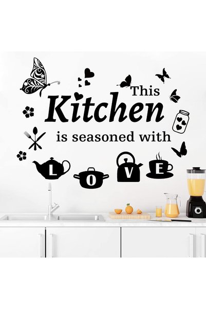 Generic Large Kitchen Wall Decals Quotes Kitchen Wall Stickers This Kitchen i...