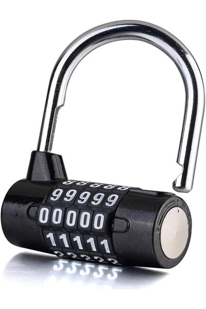 Generic Combination Padlock, Lengthened Long Shackle Gym Lock, Luggage Travel...