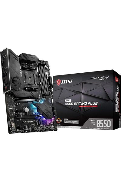 Generic لوحة أم للألعاب MPG B550 GAMING PLUS (AMD AM4، DDR4، PCIe 4.0، SATA 6...