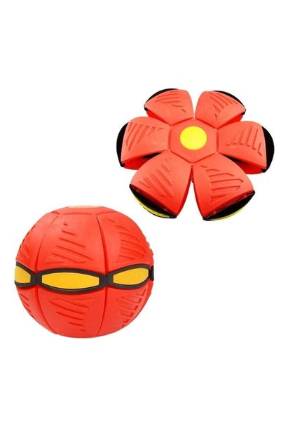 FOXMAG24 2-in-1 Convertible Ball and Disc, 2 Play Modes, 23 cm, Red