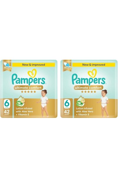 Generic راحة فائقة، مقاس 6، مناسب للأطفال الذين يزيد وزنهم عن 13 كجم، عبوة كب...