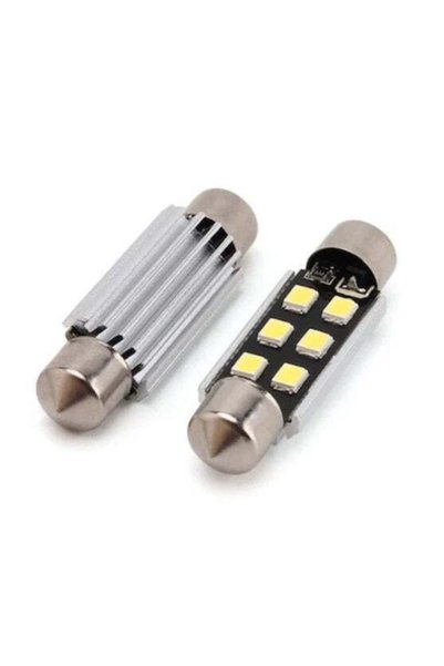 FOXMAG24 Set of 2 LED Bulbs, 36mm Canbus, White Light