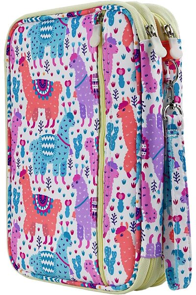Generic 192 Slots Colored Pencil Case, Large Capacity Pencil Holder Pen Organ...