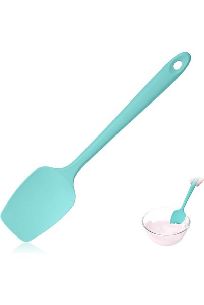Generic 315 ℃   ملعقة سيليكون مقاومة للحرارة للطبخ، لون أزرق سماوي