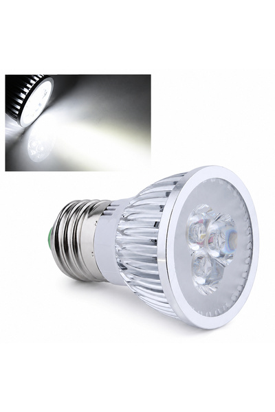 OEM Spot LED 4LED GU5.3 MR16-E27-48SMD3528, 3W, 3000K alb cald