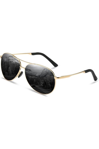 Generic Sunglasses for Men Women Pilot Polarized Sun glasses with UV 400 Prot...
