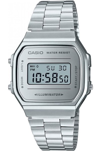 Generic Unisex Adult Digital Quartz Watch with Stainless Steel Bracelet