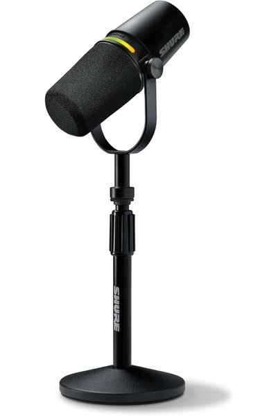Generic MV7+ Podcast Microphone with Stand. Enhanced Audio, LED Touch Panel, ...