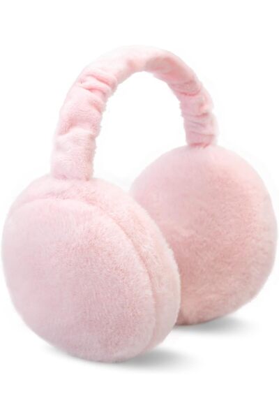 Generic Earmuffs Women Winter Black Ear Muffs Foldable Fluffy White Ear Warme...
