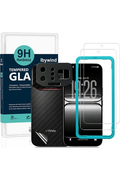 Generic for Infinix Note 60 Ultra 5G Screen Protector,2-Pack,9H Hardness Temp...