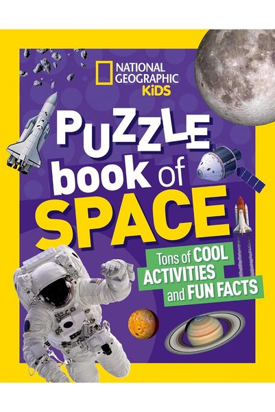 Generic كتاب ألغاز ناشيونال جيوغرافيك للأطفال: الفضاء
