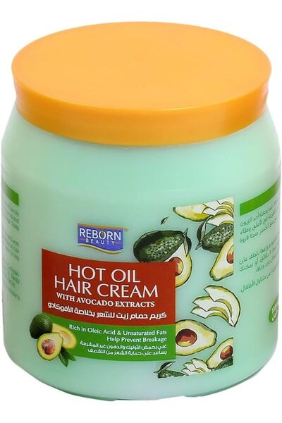 Reborn Beauty Hot Oil Cream with Avocado Extracts 1 Liter