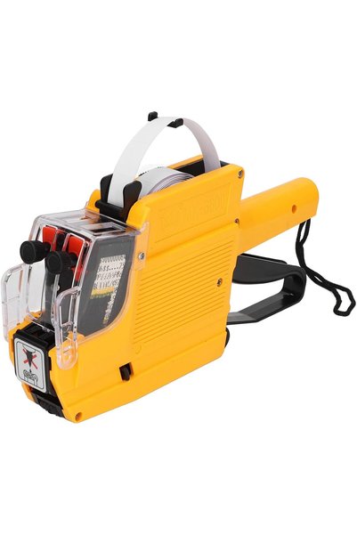 Generic Digits Price Tag Gun, 10 Digits 2 Lines Pricing Gun Label Maker Price...