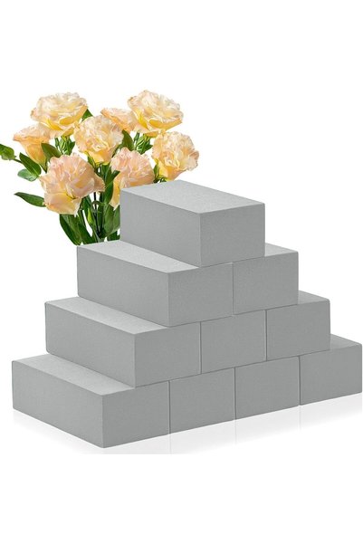 Generic كتل إسفنجية جافة للزهور، كتل إسفنجية للزهور لتنسيق الزهور الاصطناعية ...