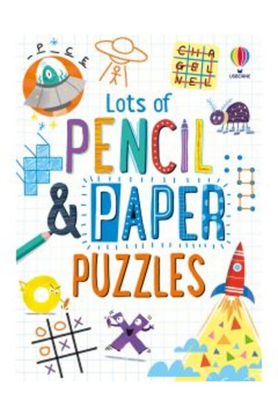 Usborne Πολλά παζλ με μολύβι και χαρτί