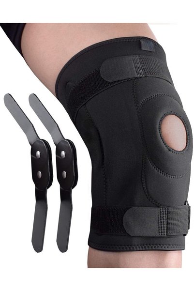 Generic Knee Brace Support, Removable Aluminum Hinges Knee Brace Perfect for ...