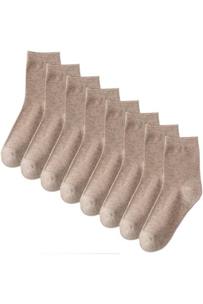Generic Men's Soft Quarter Socks - Breathable Comfort Casual Mid-Crew Socks f...