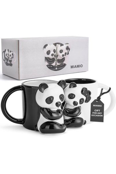 Generic - Panda Ceramic Mug (400 ml) 3D Coffee Cups with Animal Design