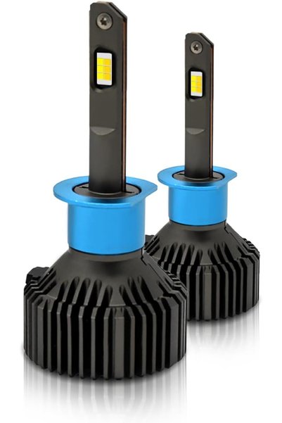 Generic مصباح أمامي LED H1، مقاوم للماء بمعيار IP67، مصباح أمامي LED للسيارة،...