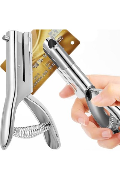GENERAL Heavy Duty Alloy Handheld Single Hole Puncher, 2 Inch Distance Suitab...