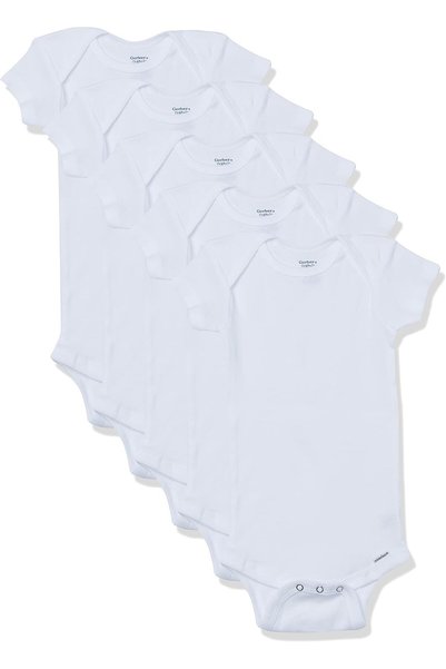 Generic Unisex Baby 5-pack Short Sleeve Onesies Bodysuits infant-and-toddler-...