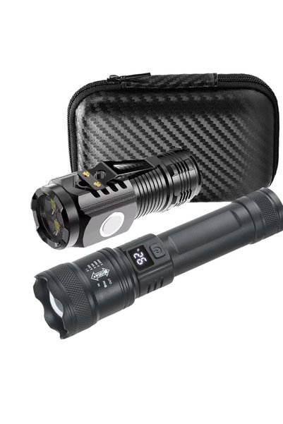 Heinast A-B-Bag Portable Rechargeable LED Flashlight Super Bright Handheld Fl...