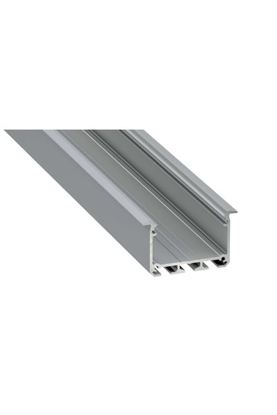 OEM Алуминиев профил за LED лента 4LED Inso, 3 м, матово бял