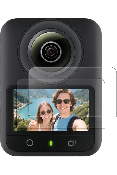 Generic واقي شاشة لـ DJI Osmo 360، فيلم زجاجي مقوى لكاميرا DJI Osmo 360، صلاب...
