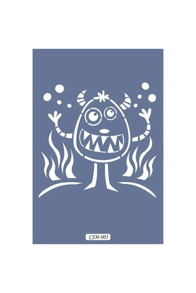 Cadence Boya Cute Creatures Children's Stencil 15x15 cm CSM03