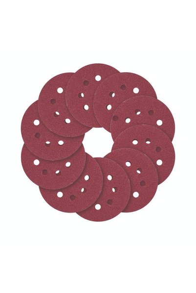 Generic Sanding Disc 180mm (7") with 8 Holes for Dust Vacuum 180 Grit - 10Pcs...