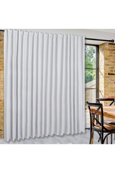 Generic Patio Sliding Door Curtains - Extra Wide Blackout Curtains for Glass ...
