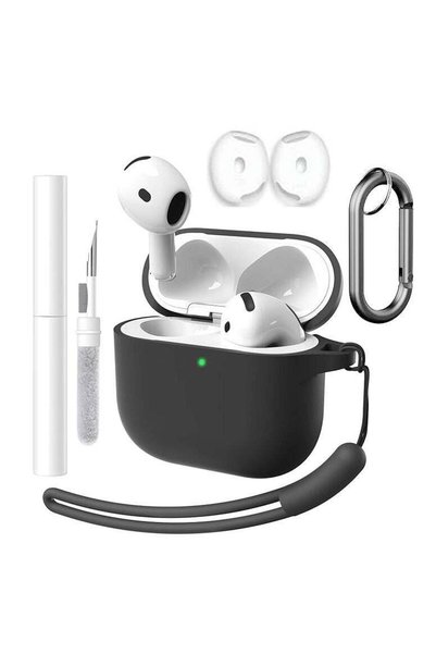 QIRG Silicone Case Set for AirPods 4th Generation/4 ANC Protective Cover 2024...