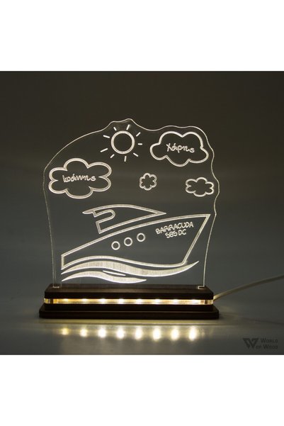 Generic Brand Φωτιστικό LED "Baby Yacht" W00551 Λευκό