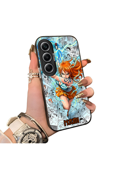 Hontinga Tecno Camon 40 Compatible Silicone Hard-Edge Back Case with Nami Pat...
